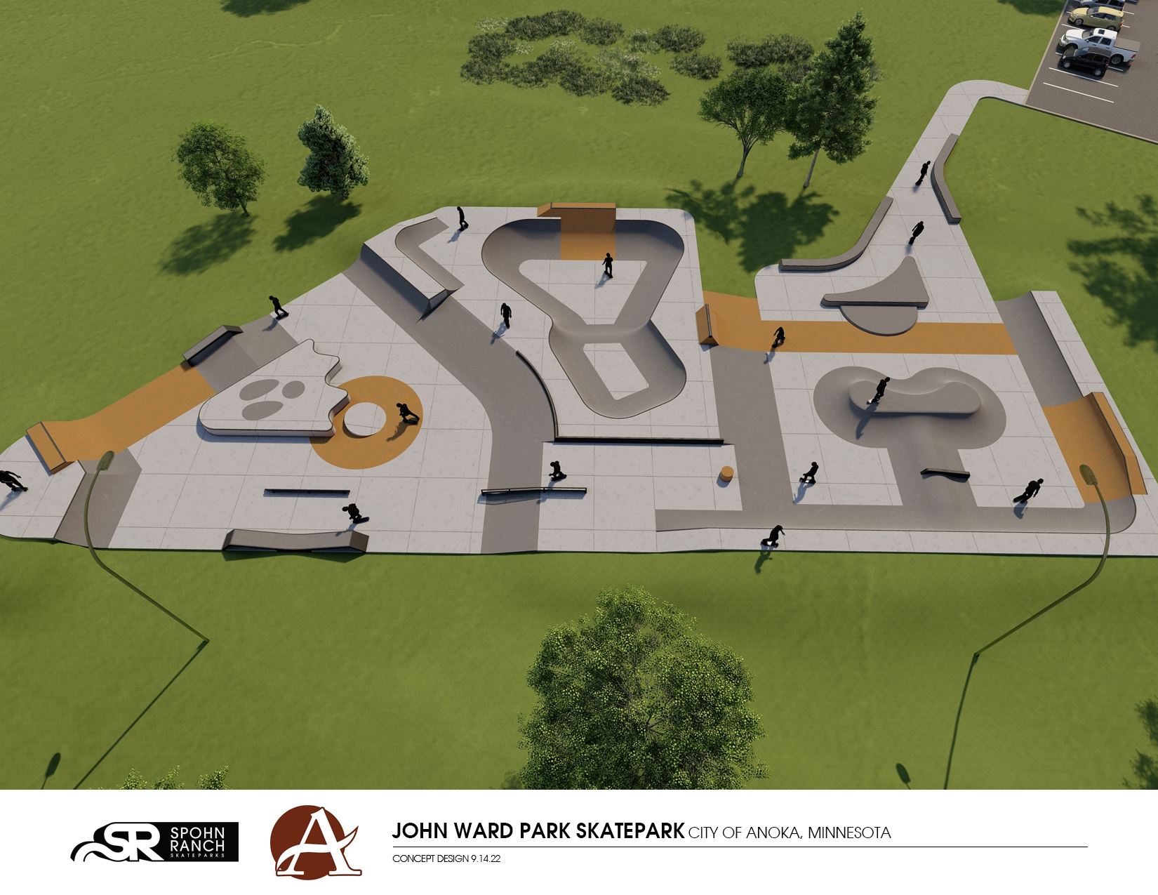 Skatepark Concept as of 10-10-22 View 2